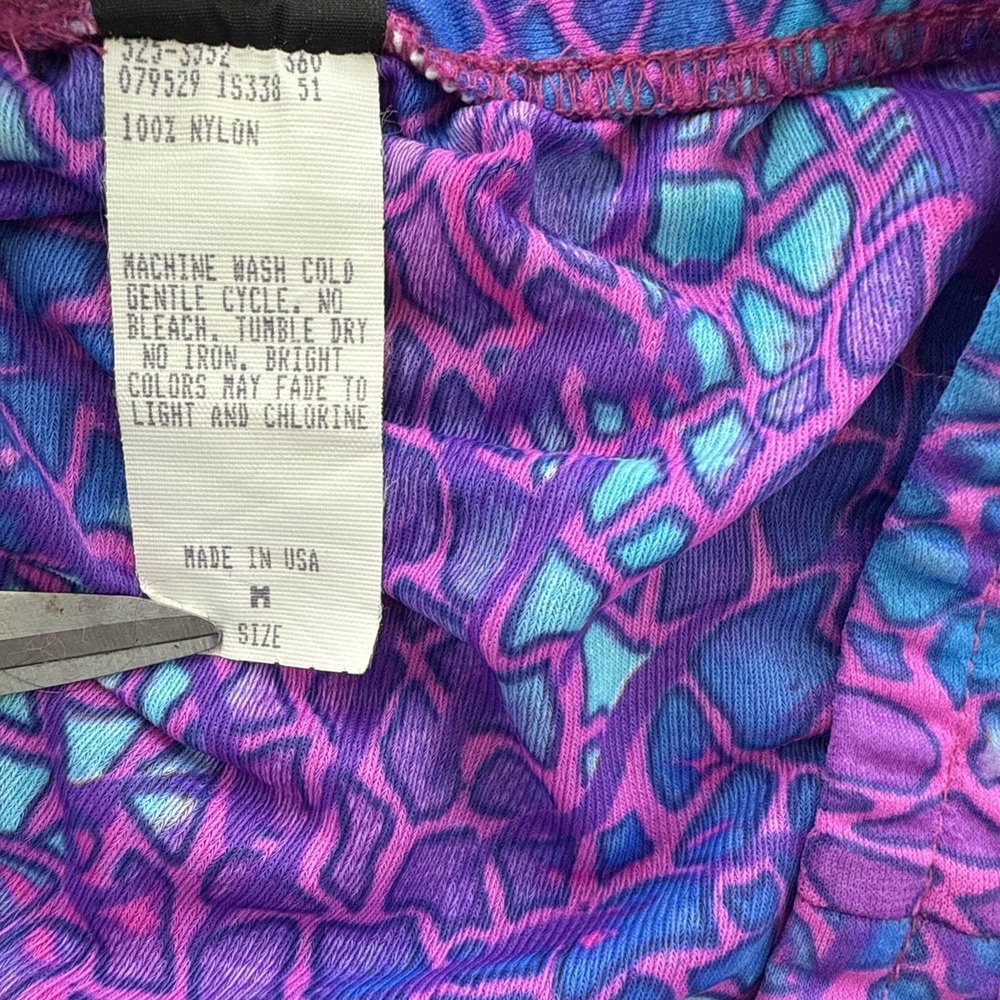 Vintage Jantzen Swimsuit Coverup Skirt Women's Medium Colorful 80s 90s USA Made - Picture 3 of 8